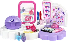 Smoby Glam 3in1 kauneusstudio; meikki-, manikyyri- ja tatuointileikkisetti - 4