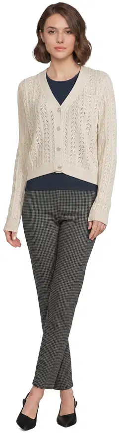 London Fog naisten jacquard-leggingsit 222L263309 - black grey aop - 4