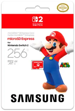 Nintendo Switch 2 Samsung microSD Express 256GB -muistikortti - 1