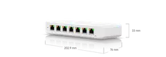 Ubiquiti 8-porttinen GbE PoE+ -kytkin 210W teholla USW-Ultra-210W - 7