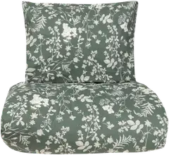 Xtra pussilakanasetti Tapovan 51493 150 x 210 + 55 x 65 cm vihreä - 1