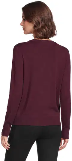 London Fog naisten  neulepusero 213L262902 - dark wine - 3