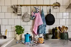 Finlayson keittiöpyyhe Elefantti siniharm/minttu 2kpl 50x70 - 7