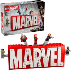 LEGO® Super Heroes Marvel 76313 MARVEL-logo ja minihahmot - 1