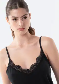 TEX naisten toppi pitsisomisteella I958550 - BLACK 1 - 4