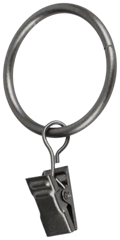 Ihanin verhorengas nipistimellä antrasiitti 25/32mm 10kpl - 2