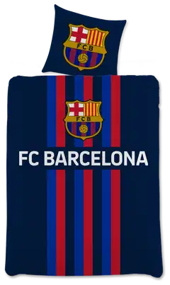 Lasten pussilakanasetti FC.Barcelona 150x210+50x60 cm - 1