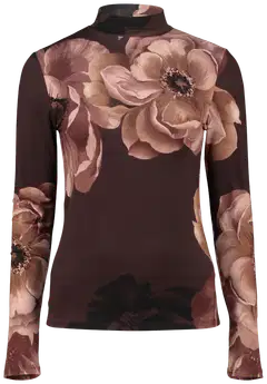Hailys naisten trikoopusero Ki44mmy - 8771 brown flower - 1