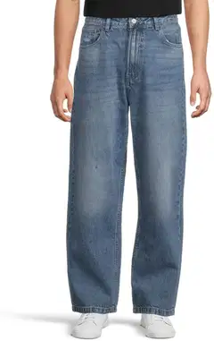 WKLY. miesten farkut Loose fit 202W042606 - Mid-blue denim - 1