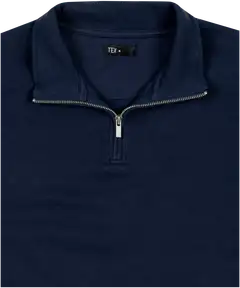 TEX miesten collegepaita Half zip I978941 - NAVY 2 - 2