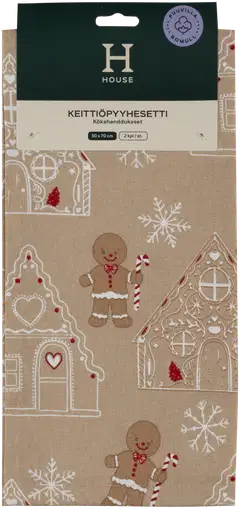 House keittiöpyyhesetti Gingerbread 50x70 cm 2 kpl - 1