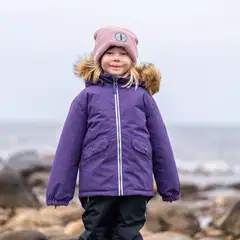 HC Outwear lasten vedenpitävä toppatakki Gast - Dark Lilac - 4