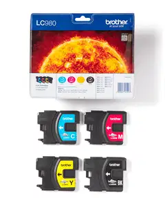 Brother mustepatruuna LC-980BK/C/M/Y - 3