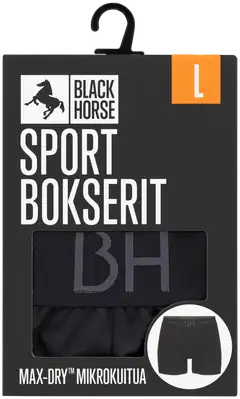 Black Horse miesten sport bokserit I067 - BLACK - 2