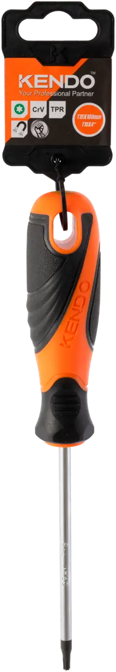 Kendo torx-ruuvimeisseli t15 × 100 mm / 4" - 1