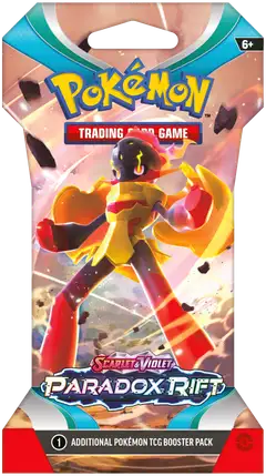 Pokémon TCG Scarlet & Violet 4 - Paradox Rift Sleeved Booster - 6