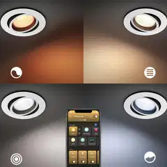 Philips Hue upotettava Centura -kohdevalaisin 4.2W 2000-6500K 400LM regular valkoinen - 8