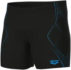 Arena Miesten Graphic Mid Jammer uimahousut - Black-Turquoise - 6