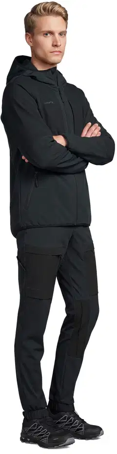 Luode12 miesten retkeily- ja ulkoiluhousut 204L112656 - jet black - 4