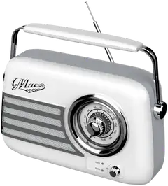 Macs radio Bluetooth kaiuttimella Melody valkoinen - 5