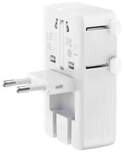Anker 5-in-1 matka-adapteri, 20W, valkea - 2