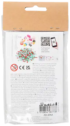 Askartelusetti Mini Koruaskartelu, joustava rannekoru ja sormus, 1 pkk - 2