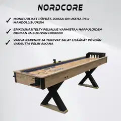 Nordcore 2-in-1 shuffleboard 9` - 3