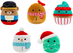 Squishmallows Squeaky pehmolelu joulu 9cm - 1