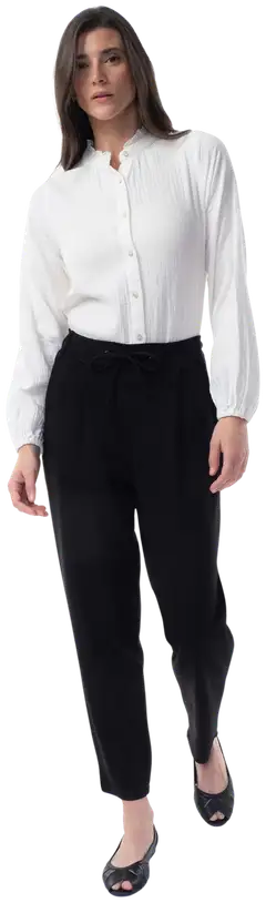 TEX naisten neulehousut I993122 - BLACK 1 - 4