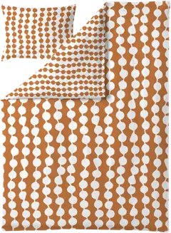 Finlayson pussilakanasetti Pampula 150X210+50X60 oranssi-valkoinen - 1