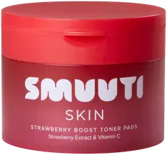 Smuuti Skin Strawberry Boost Toner Pads-kasvovesilaput 60 kpl - 1