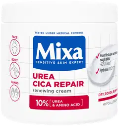 Mixa Urea Cica Repair Renewing Cream Ihoa uudistava voide kuivalle ja karhealle iholle 400ml - 1
