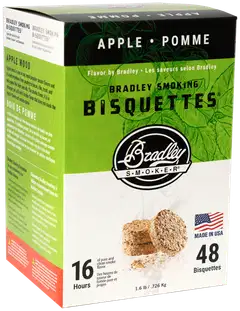 Bradley Smoker omenasavustusbriketit 48 kpl - 1