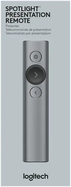 Logitech Spotlight Presentation Remote - harmaa - 3
