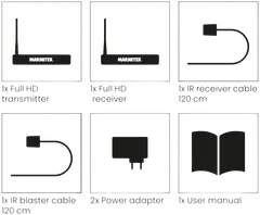 Marmitek Langaton HDMI-järjestelmä Marmitek TV Anywhere Wireless HD 2 - 6