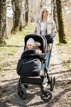 Hauck vaunujen talvipeite jaloille musta - 28