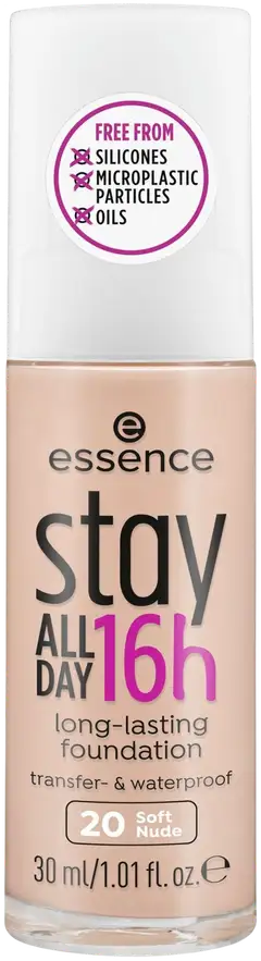 essence stay ALL DAY 16h long-lasting foundation meikkivoide 30 ml - Soft Nude - 2