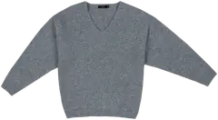 House naisten neule 213H402505 - Light grey - 1