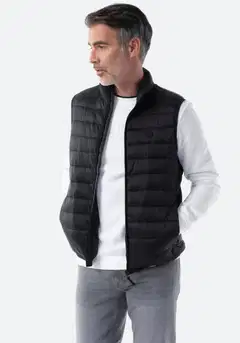 TEX miesten kevyttoppaliivi I274941 - BLACK 1 - 2