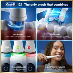Oral-B iO9 White Alabaster sähköhammasharja + lataava matkakotelo + hammasharjateline + lisävaihtoharja - 8