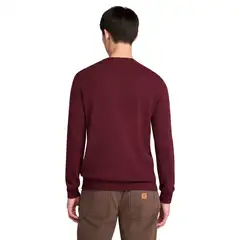 Timberland miesten o-aukko neulepusero Jaffrey - BURGUNDY - 2