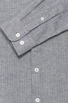 FQ1924 miesten kauluspaita FQBARRIE herringbone - Salute Melange - 3