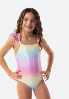 TEX lasten uimapuku glitter I276491 - Fuchsia - 1