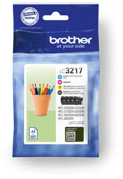 Brother mustekasetti LC3217VAL BK/C/M/Y - 1