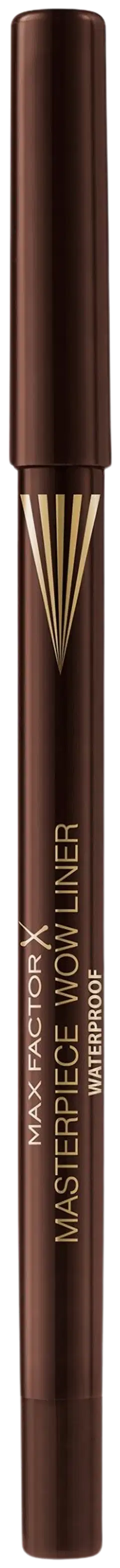Max Factor Masterpiece WOW Liner 1,2 g 600 Emerald Green, silmänrajaus - 260 Chocolate Brown - 1