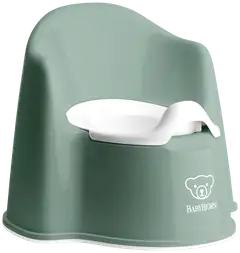 BabyBjörn pottatuoli - syvä vihreä/valkoinen - 1