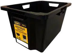 MANO varasto/muuttolaatikko 50 l musta - 1