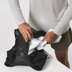 Salomon Active skin 4 set juoksuliivi - BLACK/METAL/ - 9