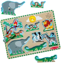 Melissa & doug Äänipalapeli Eläintarhan eläimet - 2