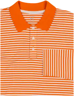 House miesten raidallinen rugby-paita 195H042504 - Orange/white - 3